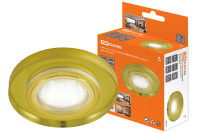 Светильник встраиваемый СВ 03-05 MR16 50Вт G5.3 жёлтый/золото TDM Electric, SQ0359-0056