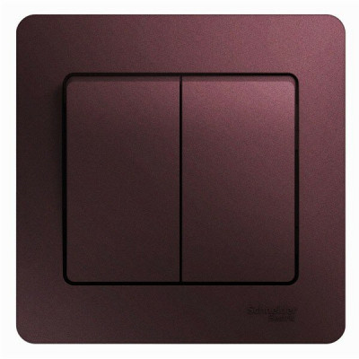 2-кл. ВЫКЛЮЧАТЕЛЬ, сх.5,10AX, в сборе, БАКЛАЖАНОВЫЙ