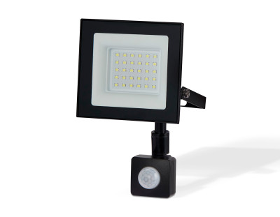 Прожектор светодиодный с датчиком движения 6500K 30Вт IP65, AMBRELLA LIGHT, ST8113