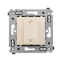DKC Диммер кнопочный в стену, "Avanti", "Ванильная дымка"