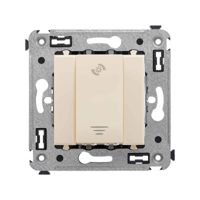 DKC Диммер кнопочный в стену, "Avanti", "Ванильная дымка"