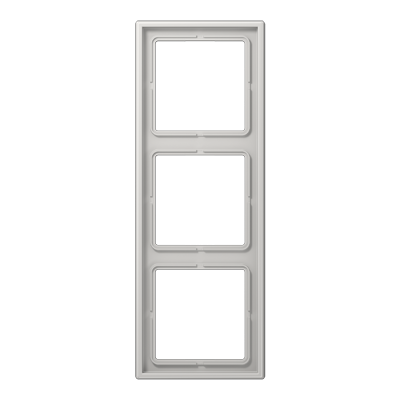 Рамка для вертикальной и горизонтальной установки, 3 поста; дюропласт; светло-серый; LS990, LS983LG