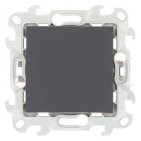 Simon Одноклавишный выкл Push&Go, графит, 2420101-038