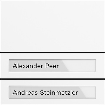 5532902 Gira Модуль кнопок вызова System 106 2-клав.