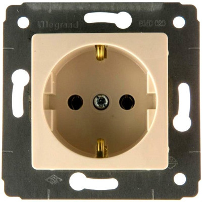 773759 - Розетка - Cariva - 2К+3 - немецкий стандарт - 16 А - 250 В~ - слоновая кость, Legrand