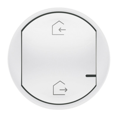 064812 - Celiane with NETATMO.Лицевая панель для главного беспроводного выключателя "Я дома/Я вне дома".Цвет Белый