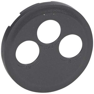 Legrand Лицевая панель - Программа Celiane - TV-FM-SAT розетки Кат. № 0 673 88 - графит, 067985