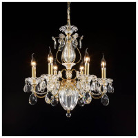 Lightstar 790062 (MD300025-6)  Люстра  SCHON 6x60W E14 Gold (в комплекте)