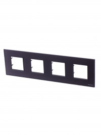 ABB NIE Zenit Стекло кофейное Рамка 4-я 2+2+2+2 мод