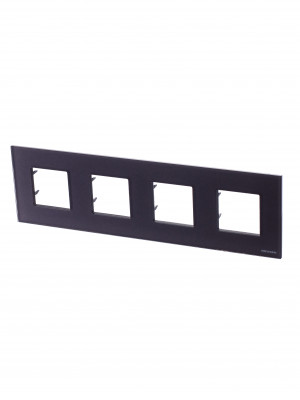 ABB NIE Zenit Стекло кофейное Рамка 4-я 2+2+2+2 мод