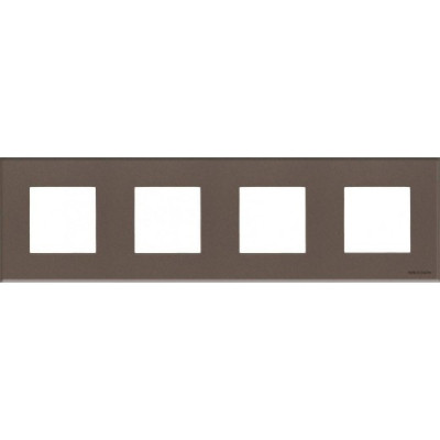 ABB NIE Zenit Стекло кофейное Рамка 4-я 2+2+2+2 мод