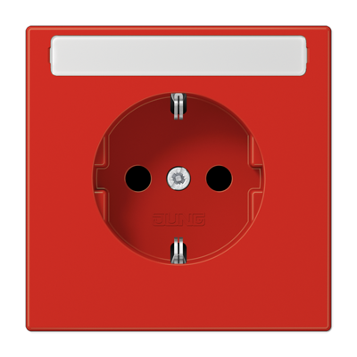 SCHUKO розетка с полем для надписи 9x58 мм, LS1520BFNART