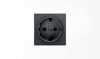 8588 NS - Накладка для розетки SCHUKO, серия SKY, цвет чёрный бархат - 2CLA858800A1501 8588 NS - Накладка для розетки SCHUKO, серия SKY, цвет чёрный бархат - 2CLA858800A1501