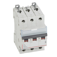 Legrand DX3 6000 Автоматический выключатель 10кА 3P 400В 3А 3 мод (С)