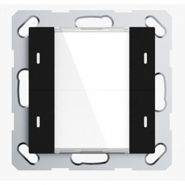 GVS CHPLE-04/02.2.03 Клавишный выключатель Plus 55 мм, 4 клавиши, чёрный