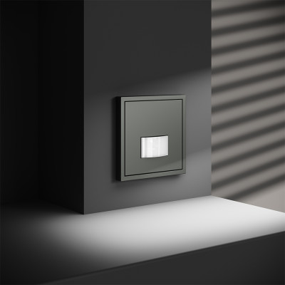 Датчик движения встраиваемый VOLTUM S70, (титан), VLS070506