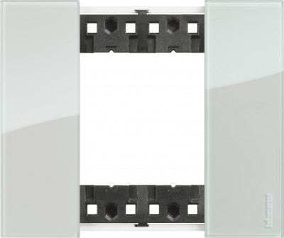 KA4802DA Bticino LIVING NOW. Декоративная рамка 2 модуля.Цвет "Небо", KA4802DA