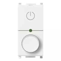 Vimar Регулятор поворотный ведущий 230V универсальный с антибактериальным покрытием, белый, 14136.AB.1