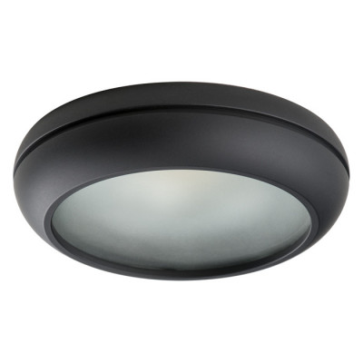 Lightstar 011277 Светильник PIANO MINI MR16 IP54* ЧЕРНЫЙ МАТОВЫЙ (в комплекте)