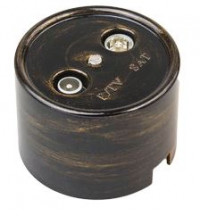 Bironi Розетка R/TV-SAT проходная, пластик, цвет Бронза, B1-304-25