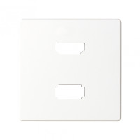 Simon 82 Накладка для розетки HDMI + USB 2.0 для передачи данных белого цвета, 8201095-030