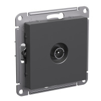 ATN001493 - ATLASDESIGN TV АНТЕННА коннектор, механизм, БАЗАЛЬТ, Systeme Electric