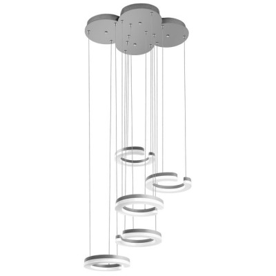 Lightstar 763439 Подвес UNITARIO 46W LED 5060LM СЕРЕБРО МАТОВЫЙ 3000K (в комплекте)