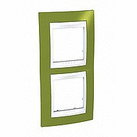 ХАМЕЛЕОН РАМКА 2-постовая, вертикальная, БЕЛЫЙ/ ФИСТАШКОВЫЙ