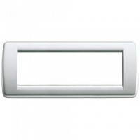 Vimar Накладка для 6 модулей RONDO металл металлик серебрянный, 16756.21