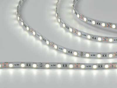Светодиодная лента 5050, 60 LED/м, 14,4 Вт/м, 12В , IP20, Цвет: Холодный белый, SWG560-12-14.4-W-M
