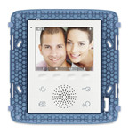 Vimar Видеодомофон 3,5IN функция звуковой частоты для слуховых аппаратов, для витой пары, белый, 19558.D.B