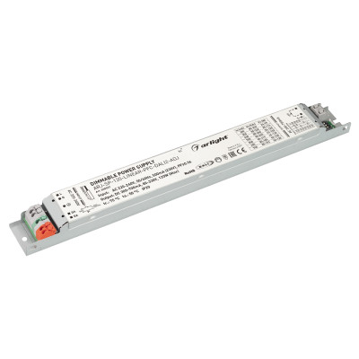 Блок питания ARJ-SP-120-LINEAR-PFC-DALI2-ADJ (120W, 80-330V, 0.3-0.7A) (Arlight, IP20 Металл, 5 лет), 035537