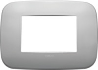 19683.30 - Vimar Накладка ROUND на 3 модуля никель матовый