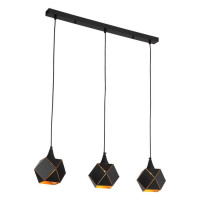 ST LUCE SL258.403.03 Люстра подвесная ST-Luce Черный/Черный, Золото E14 3*40W