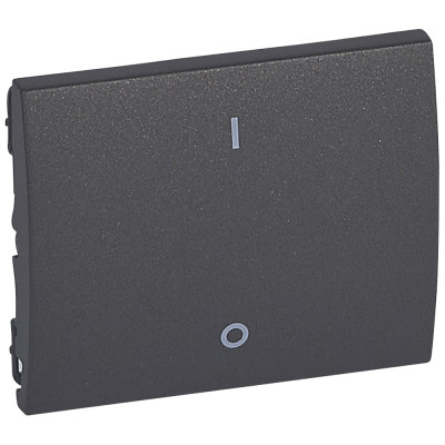 Legrand Клавиша - Galea Life - двухполюсная 0/1 - Dark Bronze, 771215