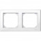 M-Smart Рамка 2-ная, полярно-бел.