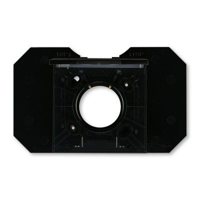 5530H-C67107 63 - Розетка ABB Levit для централизованных систем пылеудаления жёлтый / дымчатый чёрный - 2CHH506717C4063