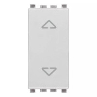 Vimar Кнопка переключающая 2P 10A серебро матовое, 20061.N