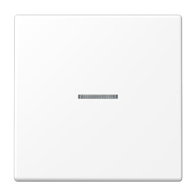 Клавиша для KNX кнопки, 1 группа, с окошком и символами"стрелки"; дюропласт; белый матовый, LS101KO5WWM