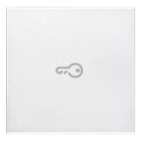 Vimar Клавиша для осевых устройств на 2 модуля символом "ключ", белая, 20132.P.B