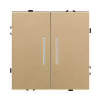 Выключатель 2-клавишный 10А/250В с LED подсветкой, золотой Kollinger Eclipse EC-010GD Выключатель 2-клавишный 10А/250В с LED подсветкой, золотой Kollinger Eclipse EC-010GD