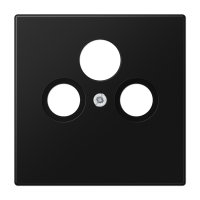 Kрышка для SAT-TV-FM розеток; термопласт; черный матовый, LS990SATSWM Kрышка для SAT-TV-FM розеток; термопласт; черный матовый, LS990SATSWM