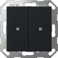 5173005 Gira Кнопочный выключатель KNX, 2-клавишн. 5173005 Gira Кнопочный выключатель KNX, 2-клавишн.