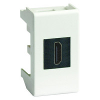 ДКС HDMI розетка, Viva, белая, 1 мод., 41018