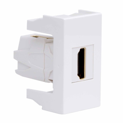 ДКС HDMI розетка, Viva, белая, 1 мод., 41018