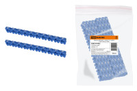 Маркер наборный - символ "6" голубой 6 мм2 (100 шт.) TDM Electric, SQ0534-0052