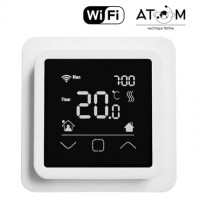 Терморегулятор ATOM Gamma Wi-Fi Белый, ATGWW000 Терморегулятор ATOM Gamma Wi-Fi Белый, ATGWW000