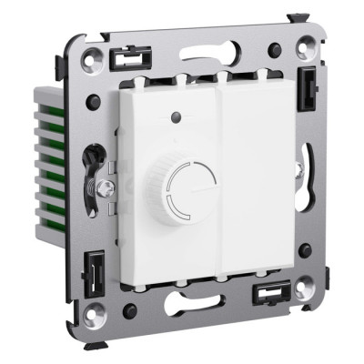 4400133 - ДКС Диммер поворотный в стену, "Avanti", "Белое облако"