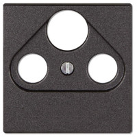 Крышка для телевизионной и спутниковой розетки; термопласт; антрацит, EP561BFPLSATAN