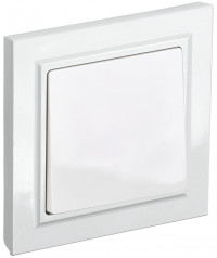 BRITE Выключ. 1-кл. 10А в сб. ВСР10-1-0-БрБ бел. IEK, BR-V10-0-10-K01-F